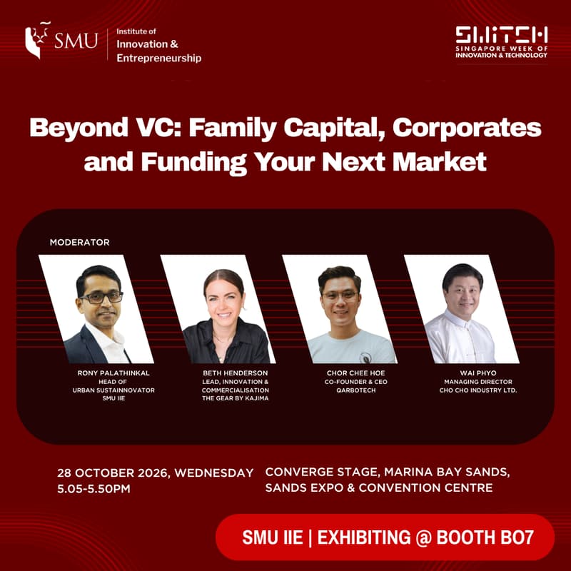 Cover Image for Beyond VC: Family Capital, Corporates and Funding Your Next Market