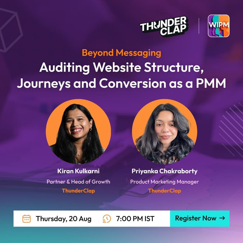 Cover Image for Beyond Messaging: Auditing Website Structure, Journeys and Conversion as a PMM