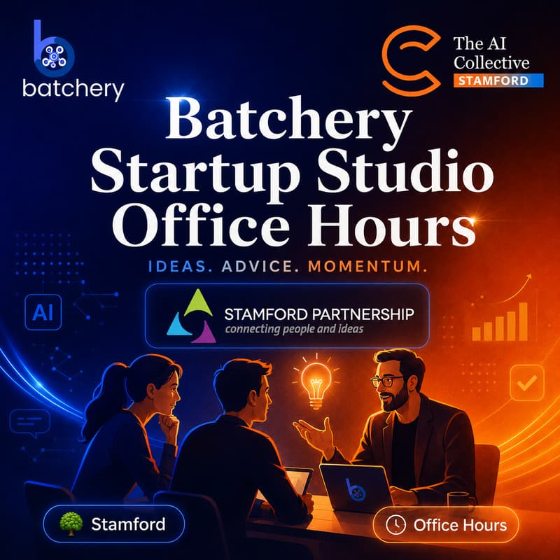 Cover Image for Batchery Startup Studio Office Hours (w/ The AI Collective)