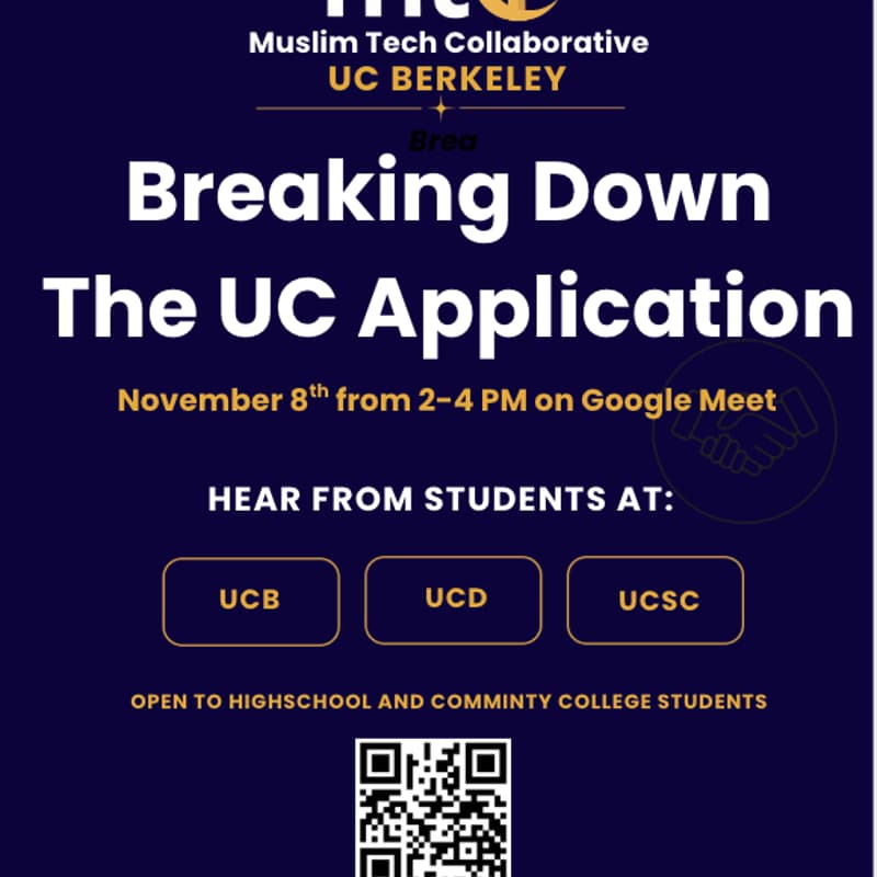 Cover Image for College Admission Workshop - Breaking down the UC Application