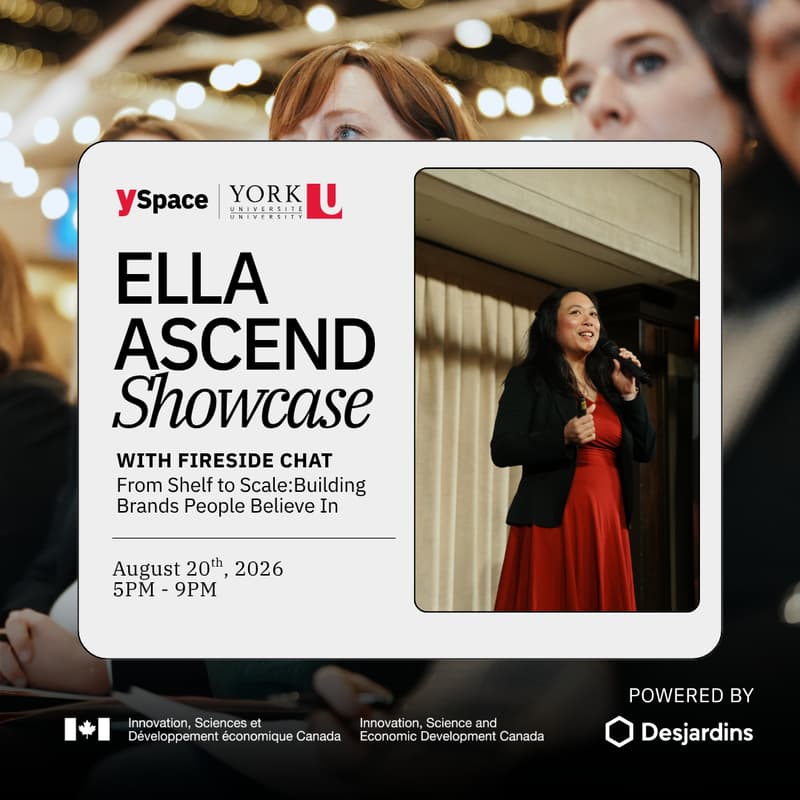 Cover Image for YSpace ELLA Ascend showcase and fireside chat powered by Desjardins