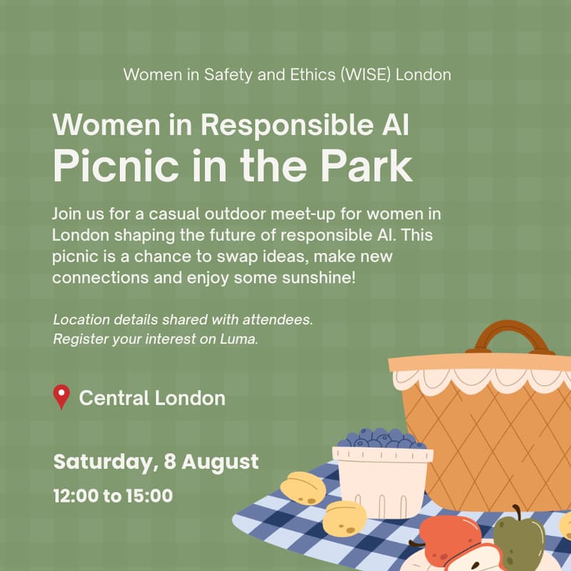 Cover Image for Women in Responsible AI London - Picnic in the Park