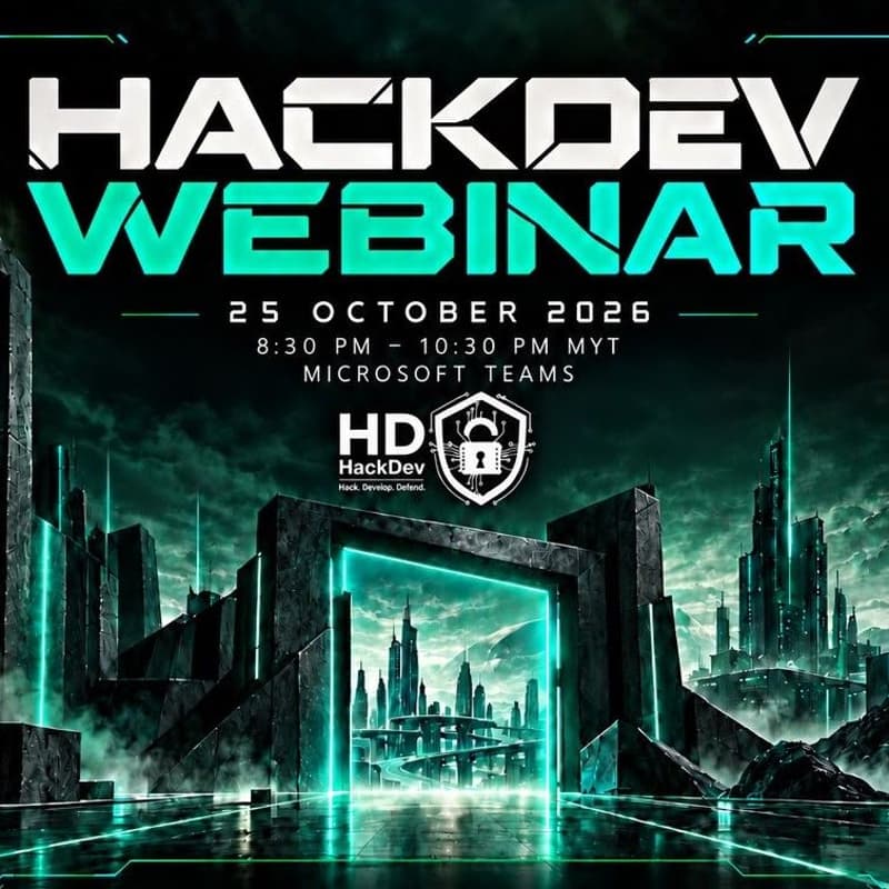 Cover Image for HACKDEV WEBINAR — BUILD SMARTER. CODE SAFER.