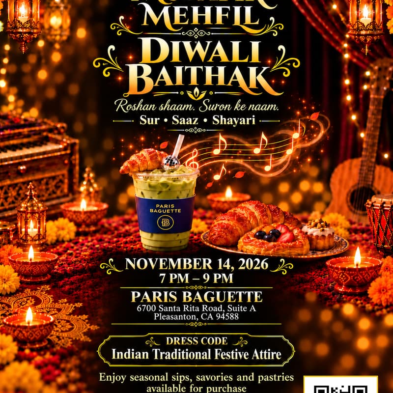 Cover Image for Musafir Mehfil presents: Diwali Baithak- Roshan shaam. Suron ke naam.