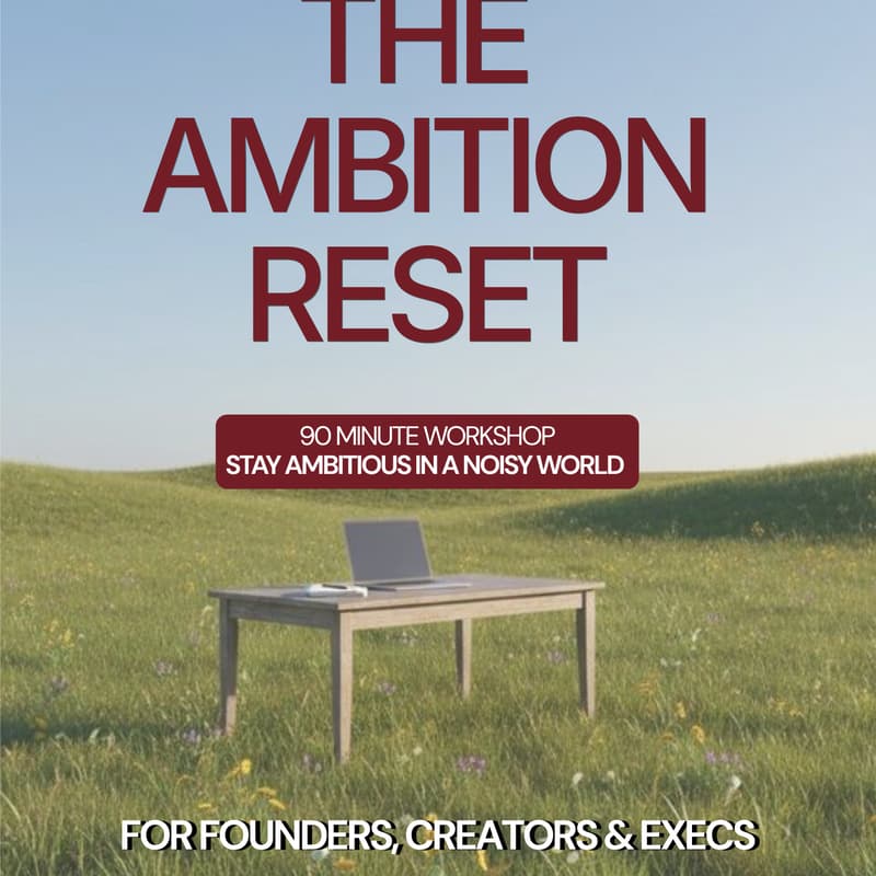 Cover Image for THE AMBITION RESET