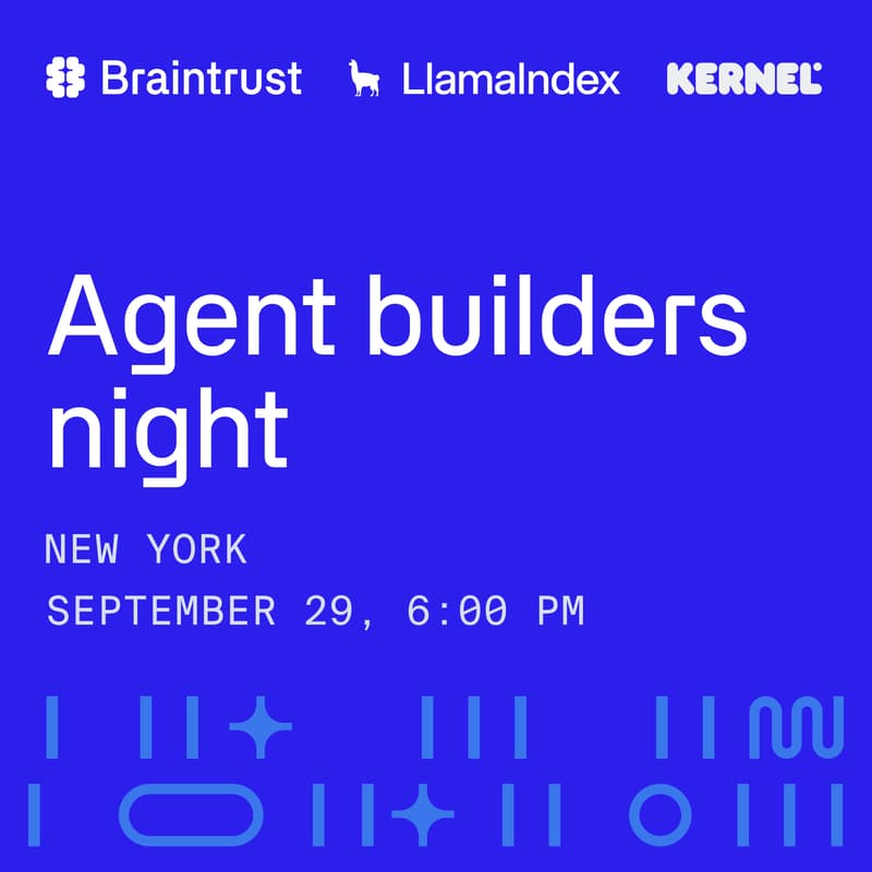 Cover Image for Agent builders night - NYC