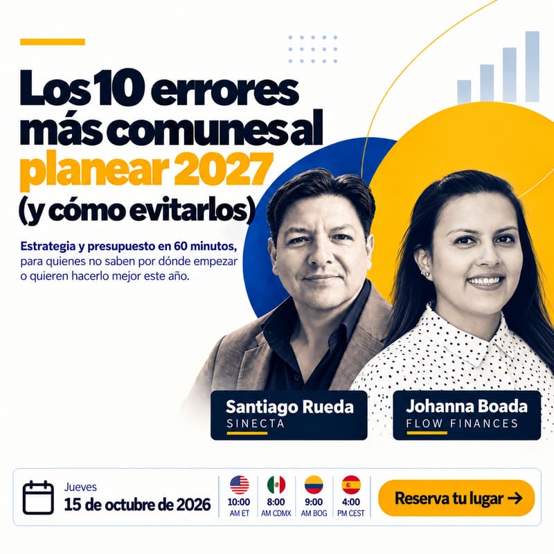 Cover Image for Errores comunes al planear 2027 (estrategia + presupuesto)