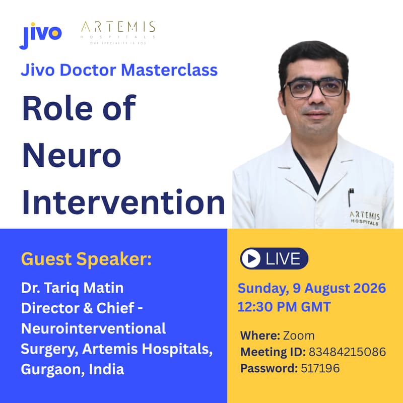 Cover Image for Jivo Masterclass | Role of Neuro Intervention