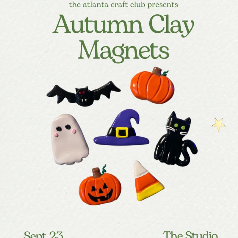 Cover Image for Autumn Clay Magnets