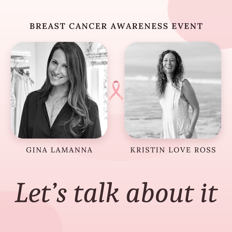 Cover Image for Let's Talk About It: A Non-Alcoholic Sip & Shop for Breast Cancer Awareness
