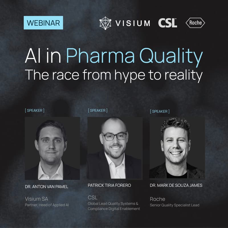 Cover Image for AI in Pharma Quality: The race from hype to reality