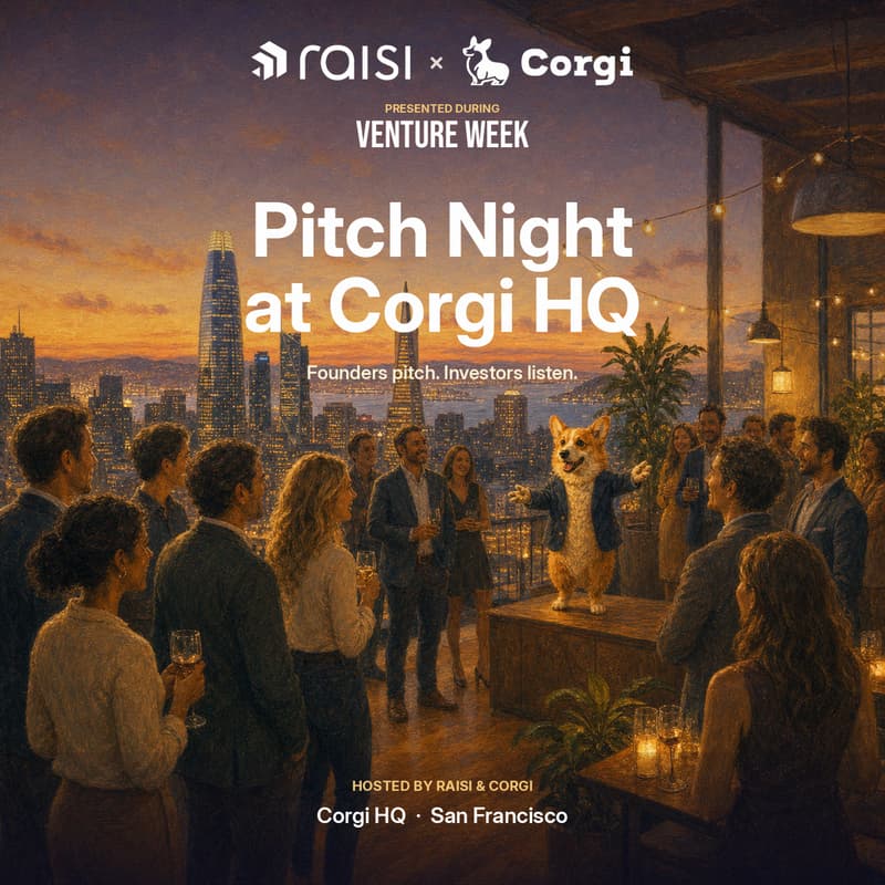 Cover Image for CORGI X RAISI PITCH NIGHT @ CORGI HQ