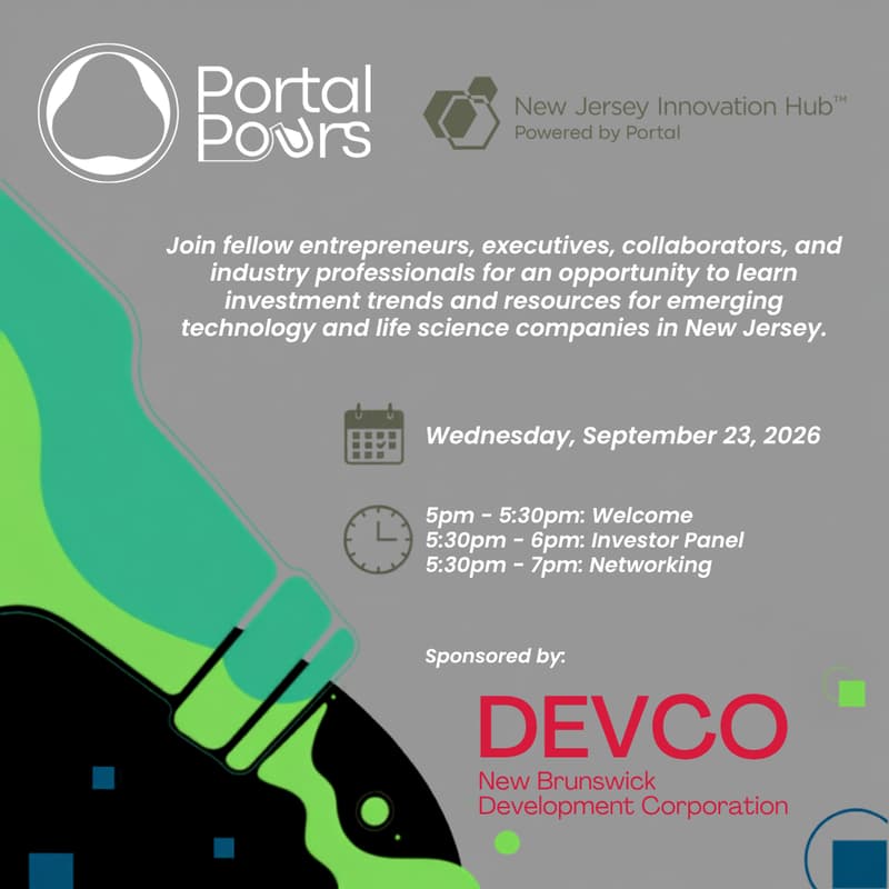 Cover Image for Portal Pours at NJ Innovation Hub Powered By Portal