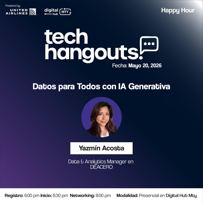 Cover Image for Tech Hangout | Datos para Todos con IA Generativa