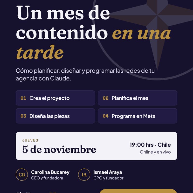 Cover Image for Un mes de contenido en una tarde