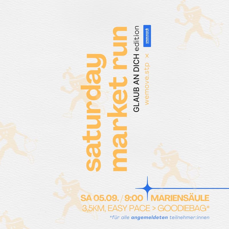 Cover Image for saturday market run #glaubandich