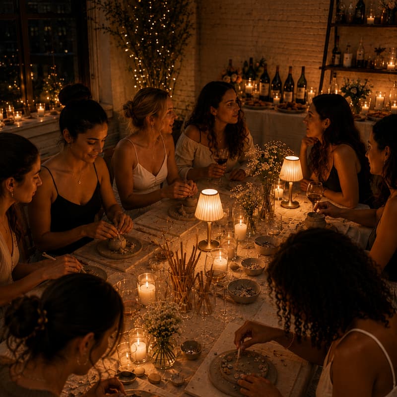 Cover Image for Atelier Soirée - A Candlelit Beginner Pottery & Wine Experience