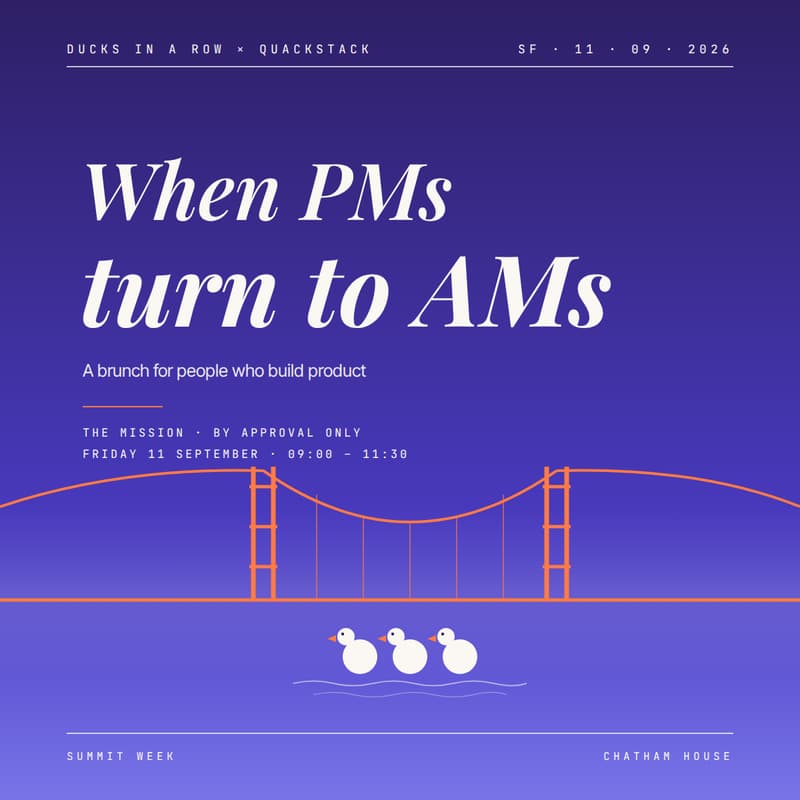Cover Image for When PMs turn to AMs · San Francisco