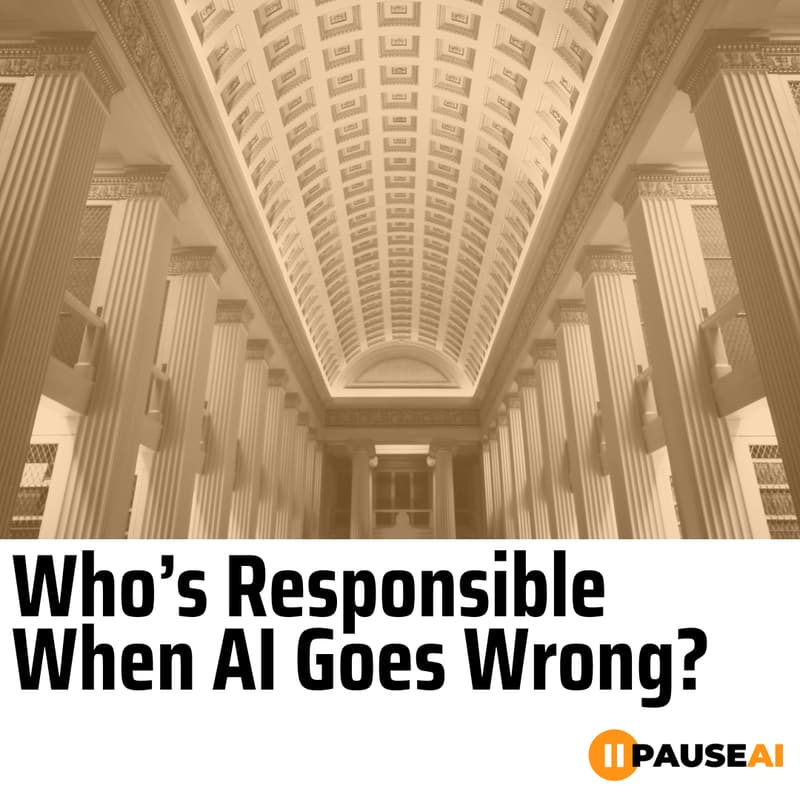 Cover Image for Panel Discussion: Who’s Responsible When AI Goes Wrong - Pause AI Scotland