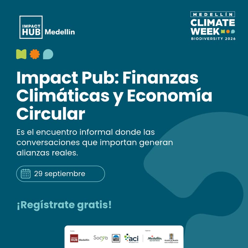 Cover Image for Impact Pub · Finanzas Climáticas y Economía Circular