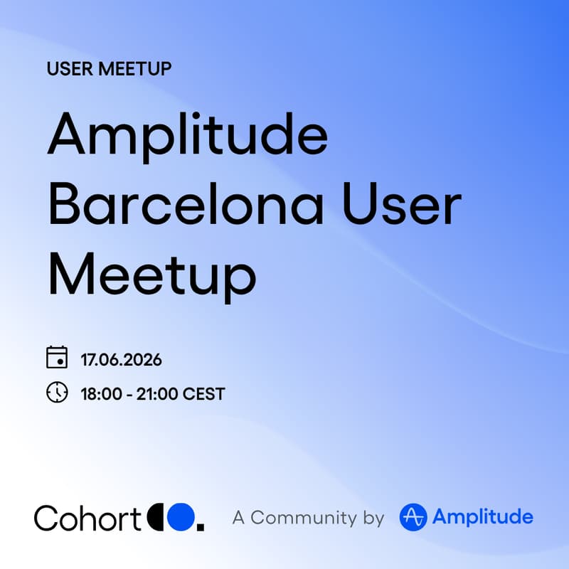 Cover Image for Amplitude Barcelona User Meetup