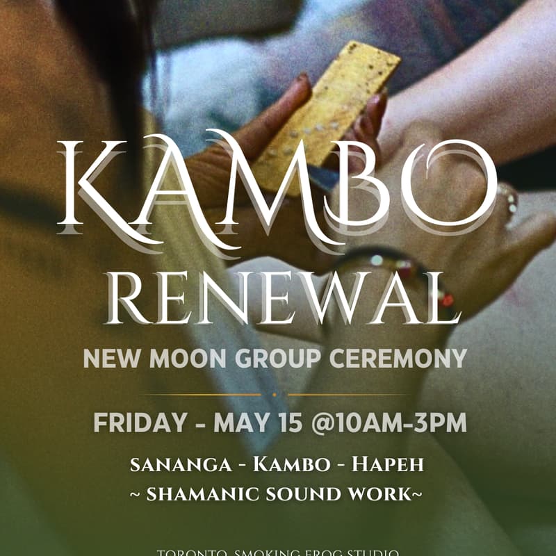 Cover Image for Kambo New Moon Renewal Ceremony