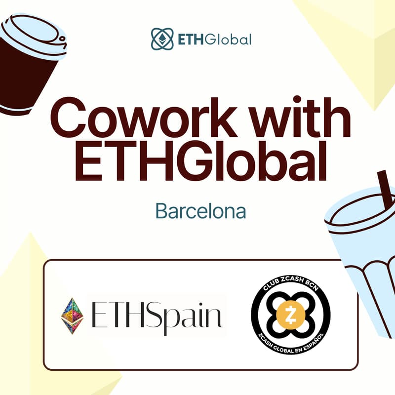 Cover Image for Cowork with ETHGlobal in Barcelona with ETH Spain