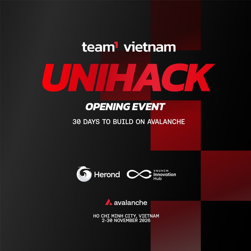 Cover Image for Avalanche Team1 Vietnam UniHack: Opening Event