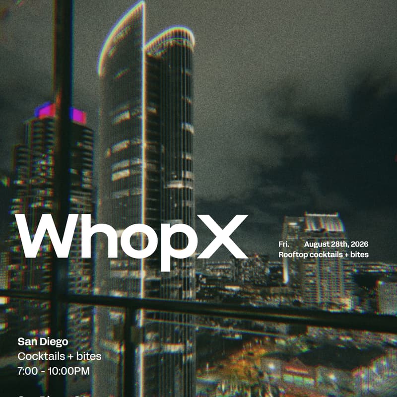 Cover Image for WhopX: The Rooftop, San Diego