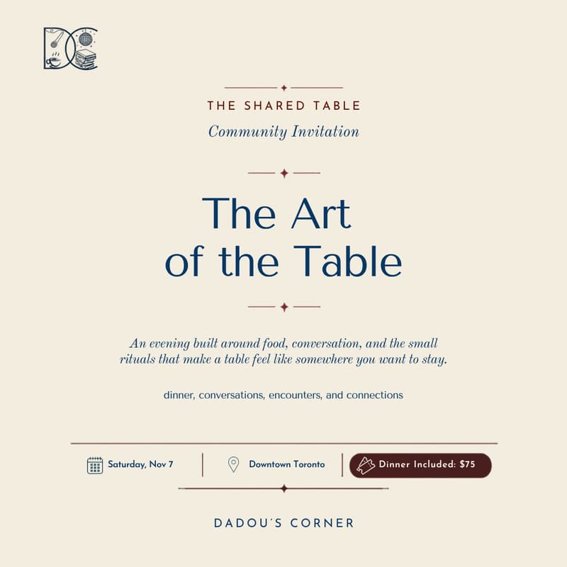 Cover Image for The Shared Table: The Art of the Table