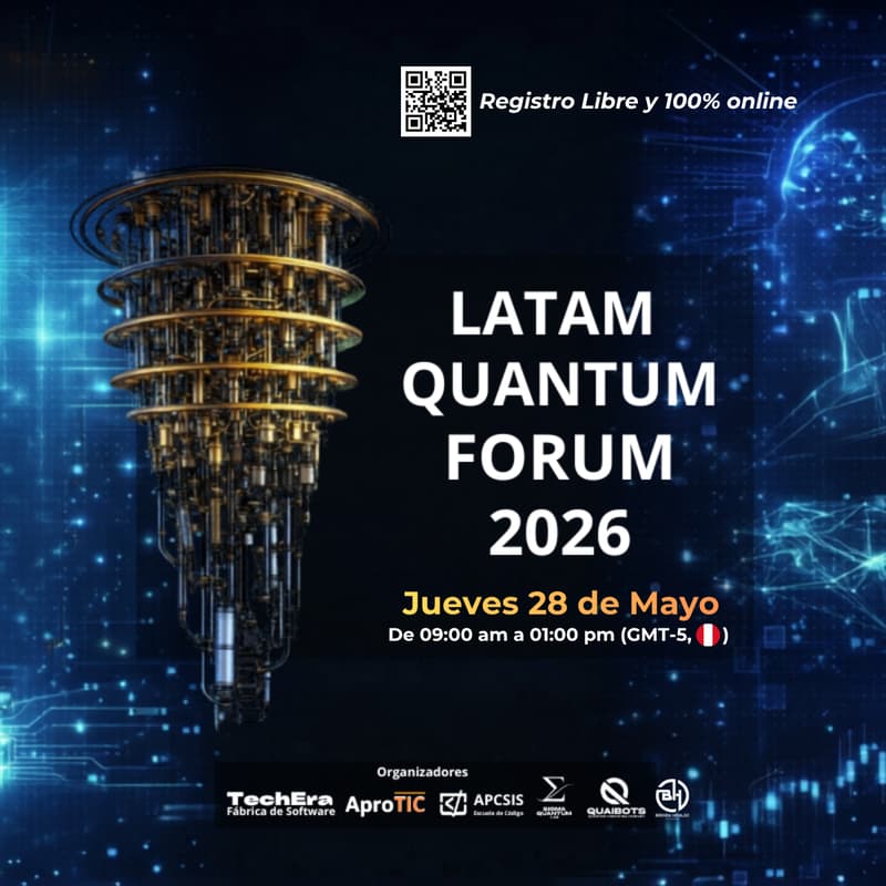 Cover Image for El primer evento virtual de Computación Cuántica para Latam🌎