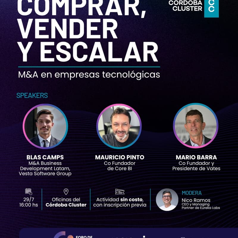 Cover Image for M&A en empresas TEC - Comprar, Vender y Escalar