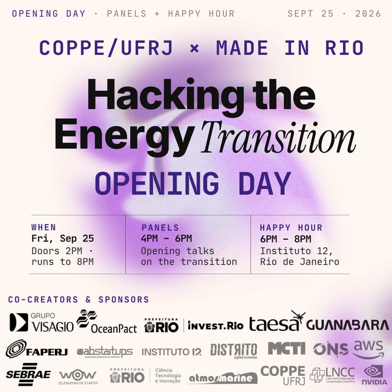 Cover Image for COPPE & Made in Rio Hackathon: Opening Day