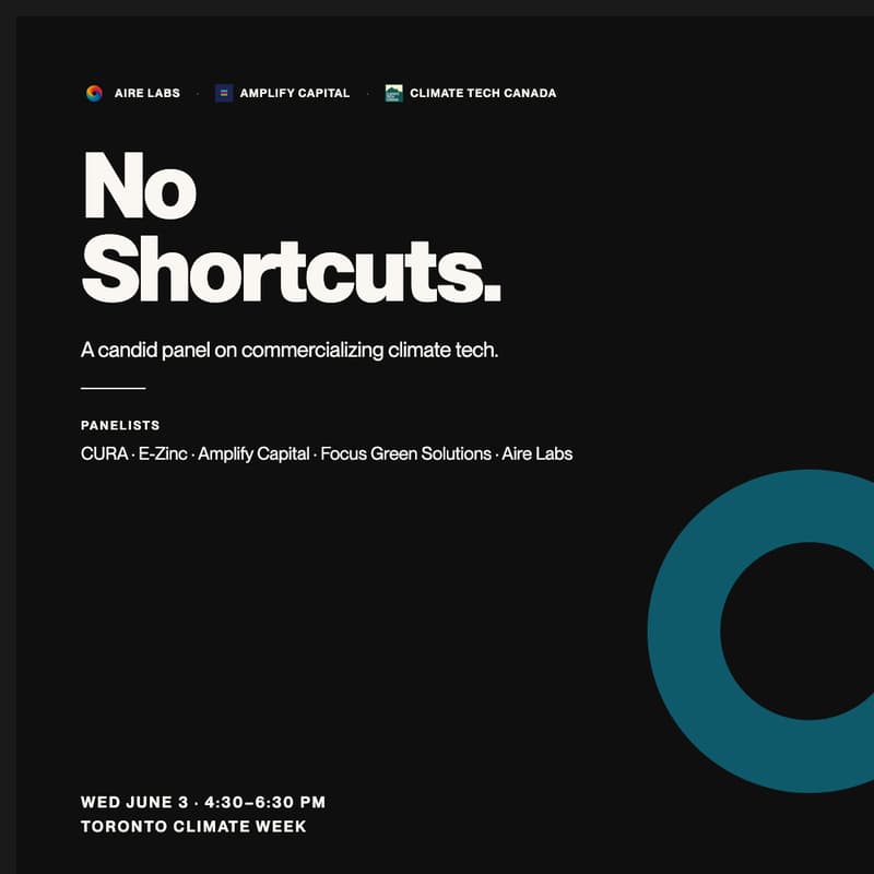 Cover Image for No Shortcuts: A Candid Panel on Commercializing Climate Tech