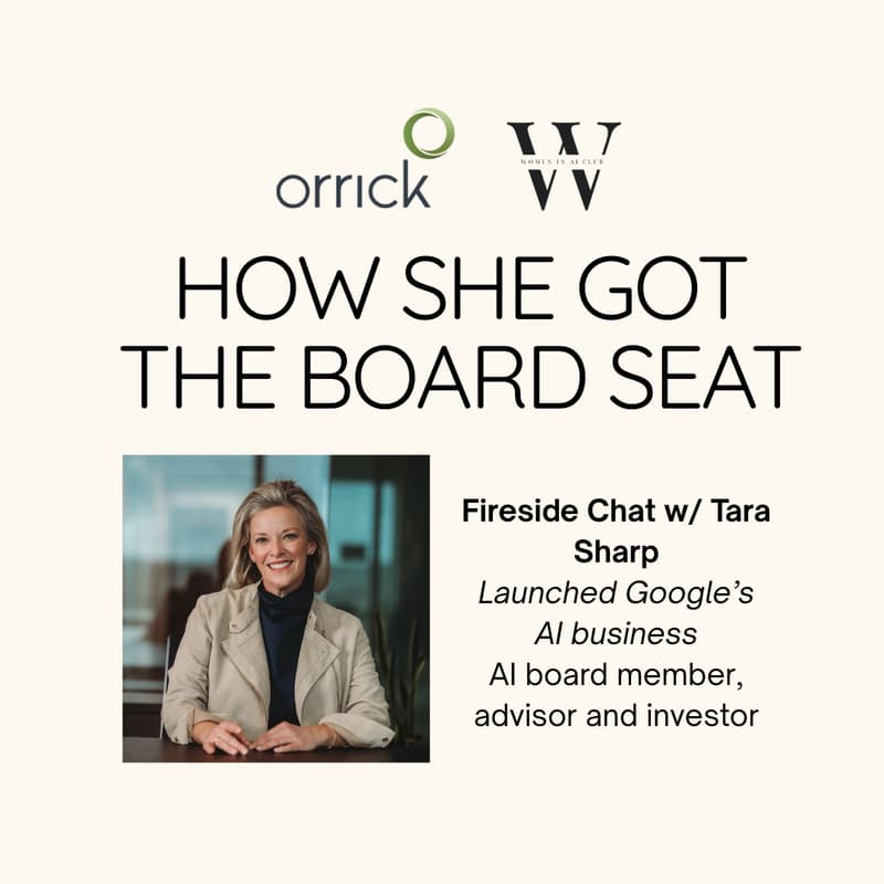 Cover Image for How She Got the Board Seat | Women in AI