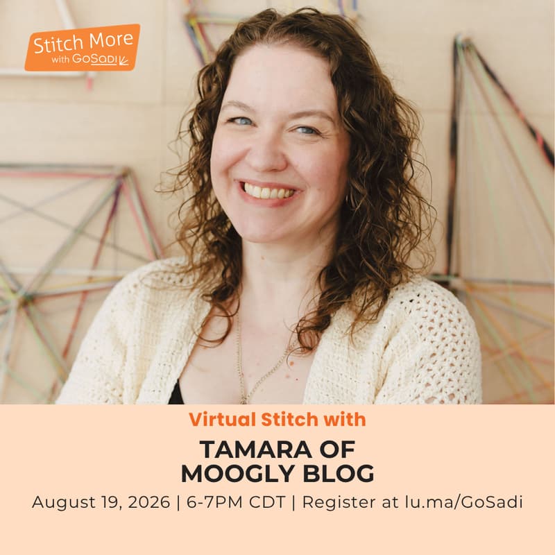 Cover Image for Stitch With Us! — A StitchMore Virtual Stitch Circle with Tamara of Mooglyblog