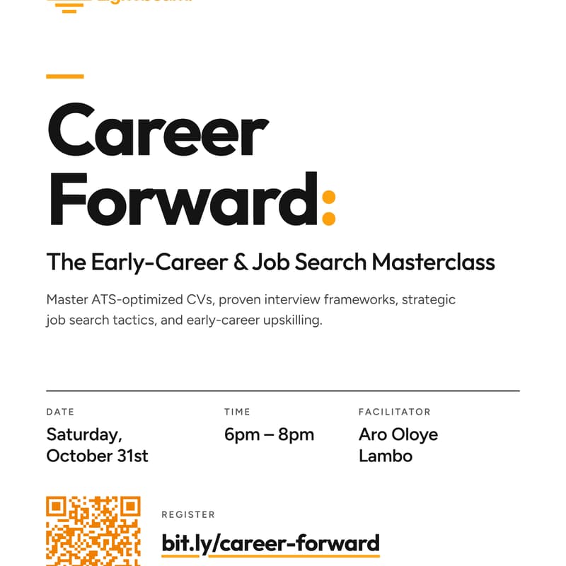 Cover Image for Career Forward: The Early-Career & Job Search Masterclass