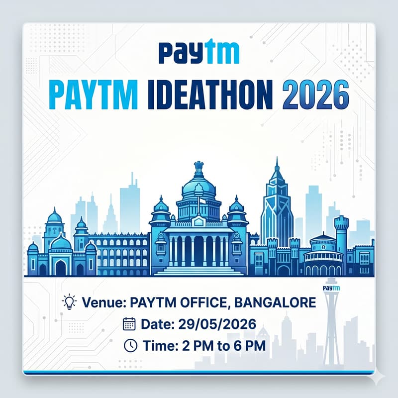 Cover Image for Paytm Ideathon 2026