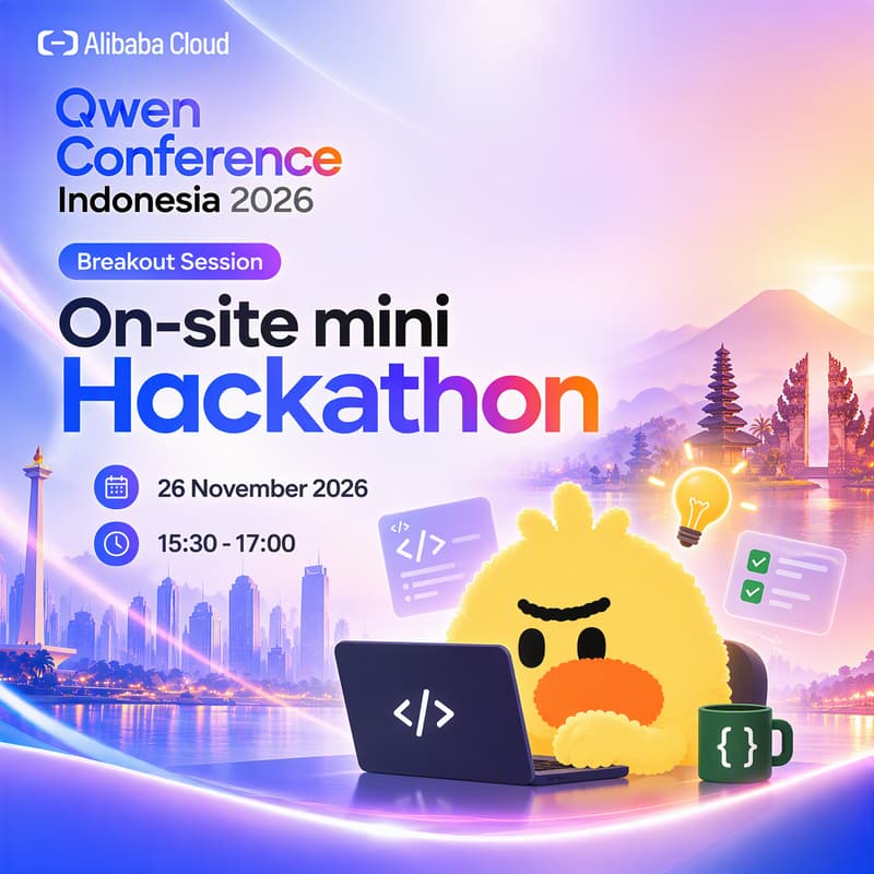 Cover Image for On-site mini Hackathon (Qwen Conference 2026 Breakout session)