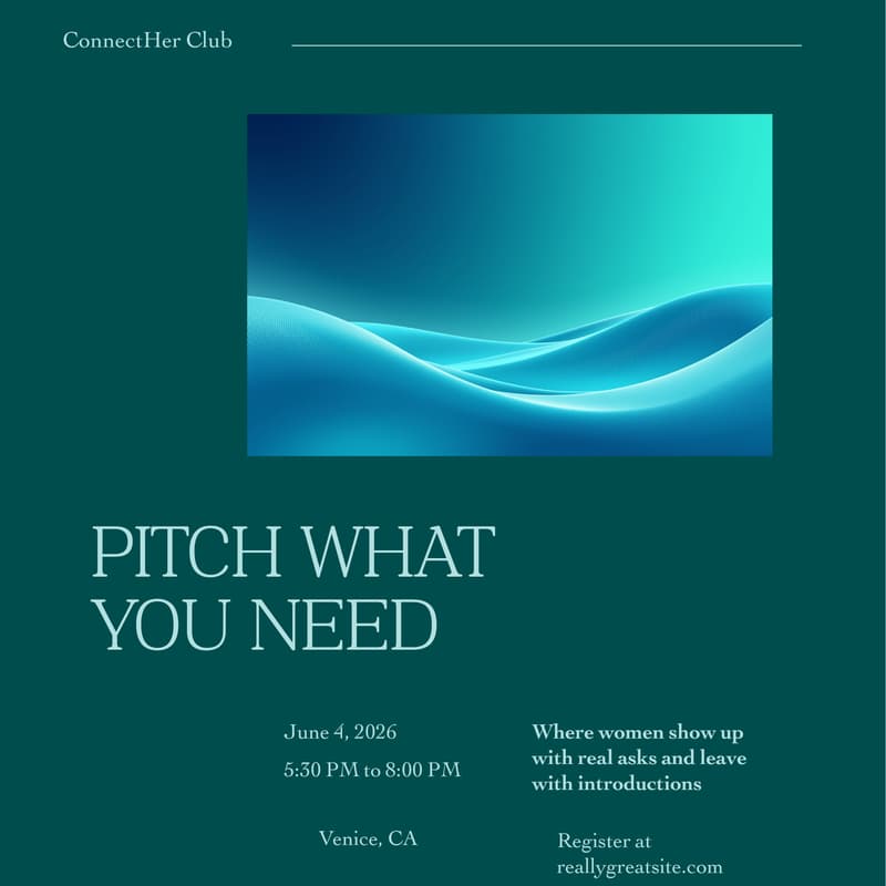 Cover Image for ConnectHer Club : Pitch What You Need
