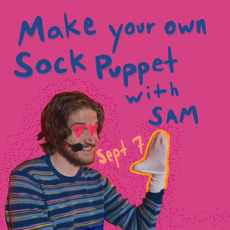 Cover Image for Make Your Own Sock Puppet - A Park Hang