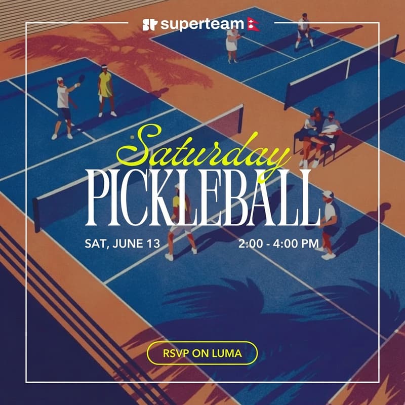 Cover Image for Superteam Nepal IRL Pickleball