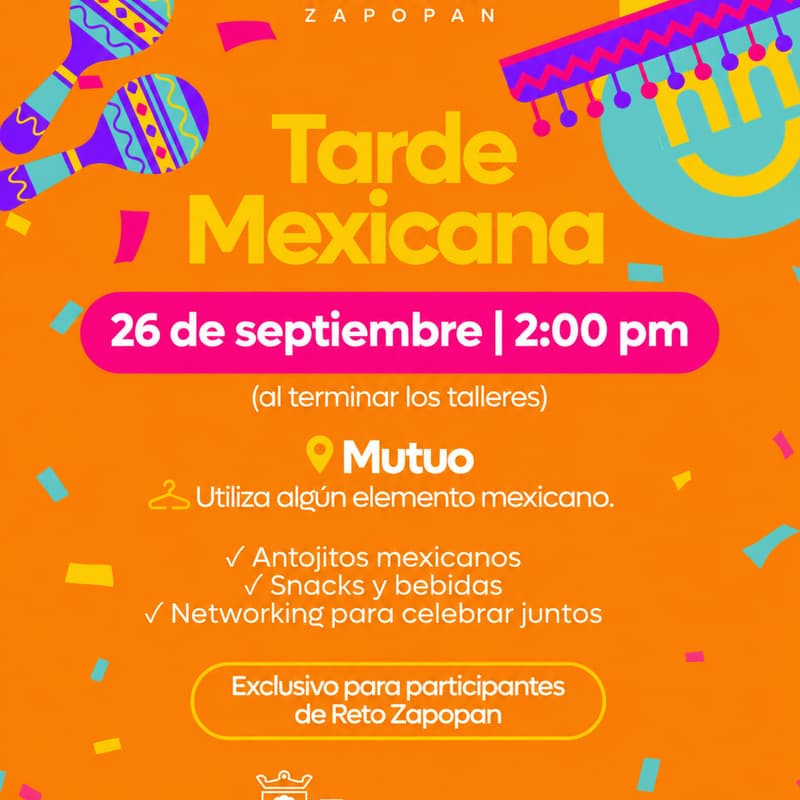 Cover Image for Tarde Mexicana Reto Zapopan