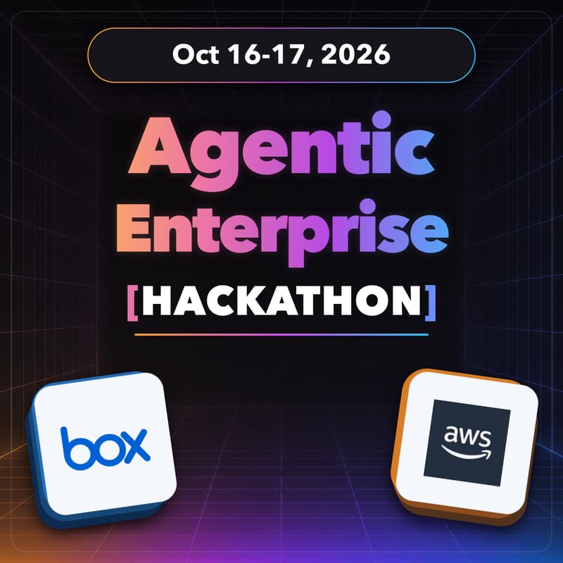 Cover Image for Agentic Enterprise AI Hackathon with Box + AWS