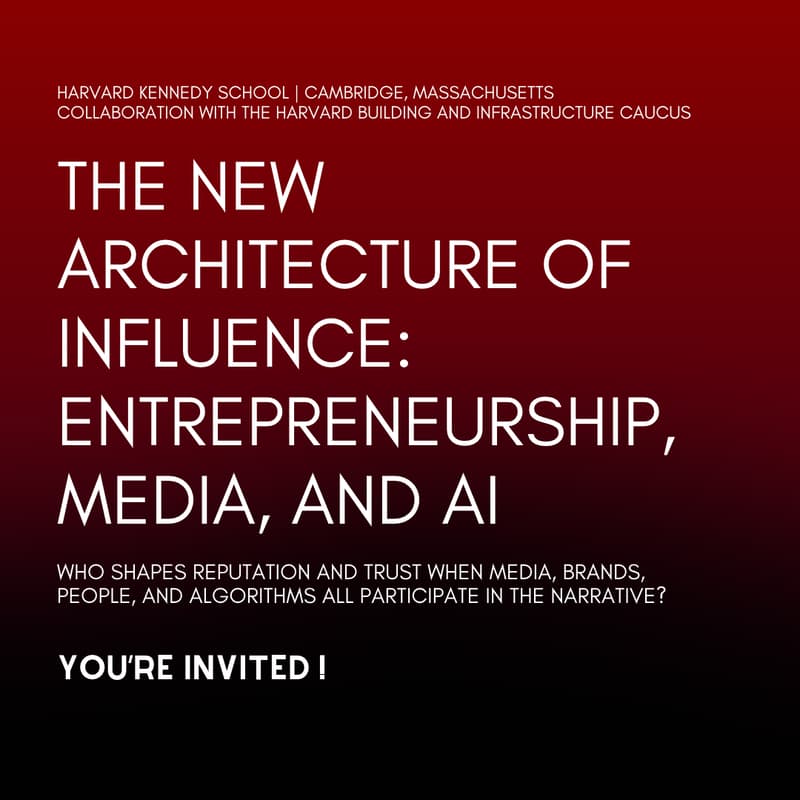 Cover Image for The New Architecture of Influence: Entrepreneurship, Media, and AI