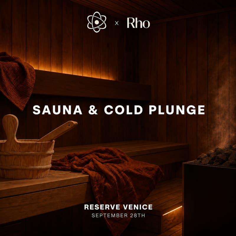Cover Image for Sauna and Cold Plunge (Hosted by The Nucleus Network & Rho)
