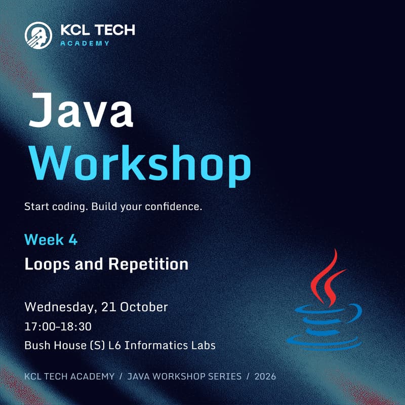 Cover Image for Java Workshops Week 4: Loops and Repetition