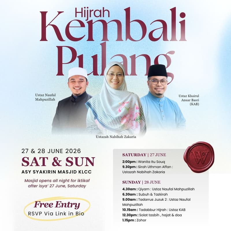 Cover Image for Wanita Itu: Hijrah | Kembali Pulang