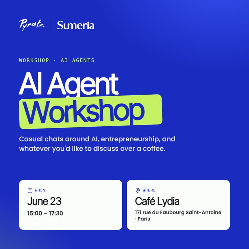 Cover Image for AI Agent Workshop @Cafe Lydia