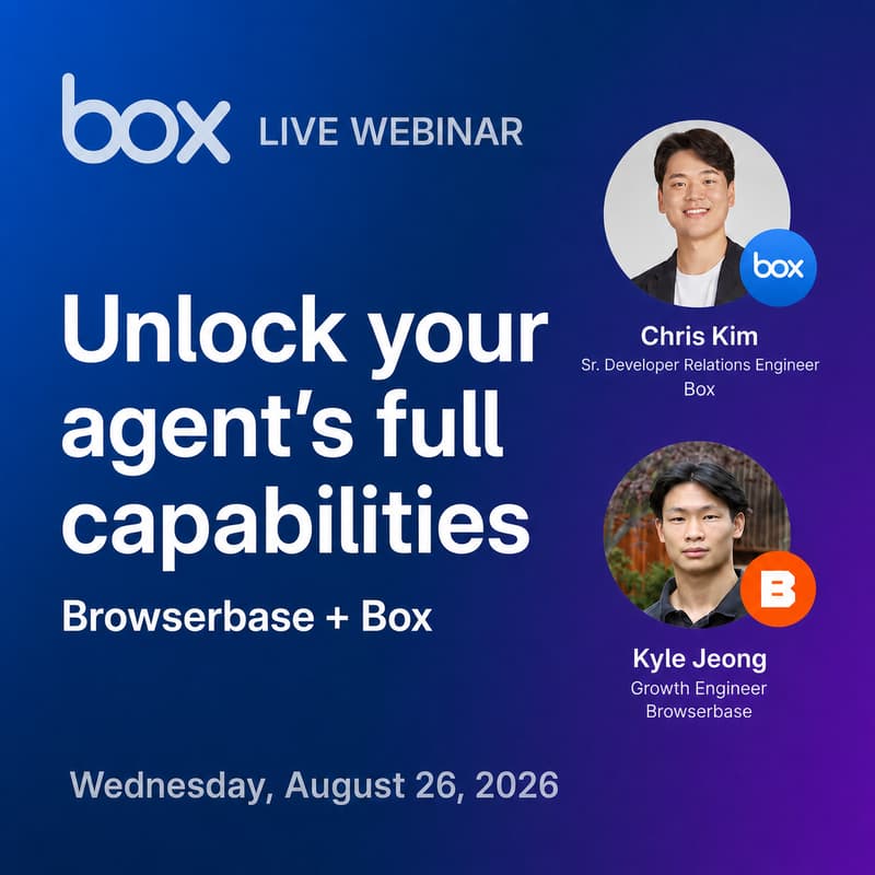 Cover Image for Browserbase + Box: Unlock your agent’s full capabilities